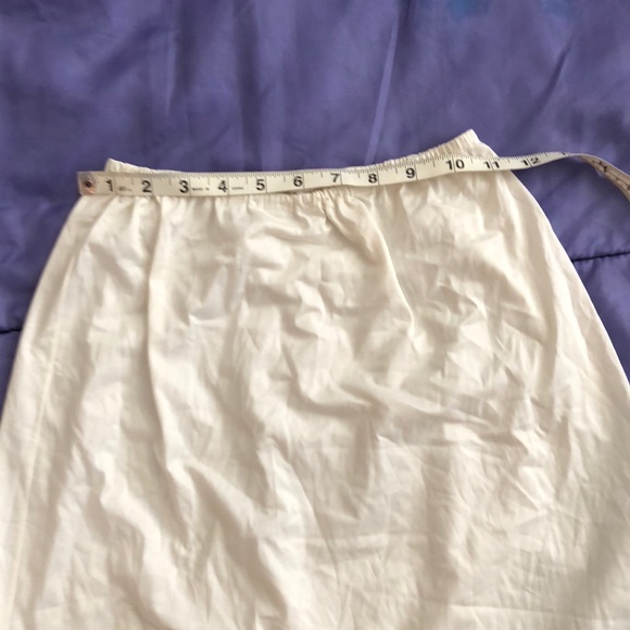 Vintage slip skirt white - Picture 2 of 7